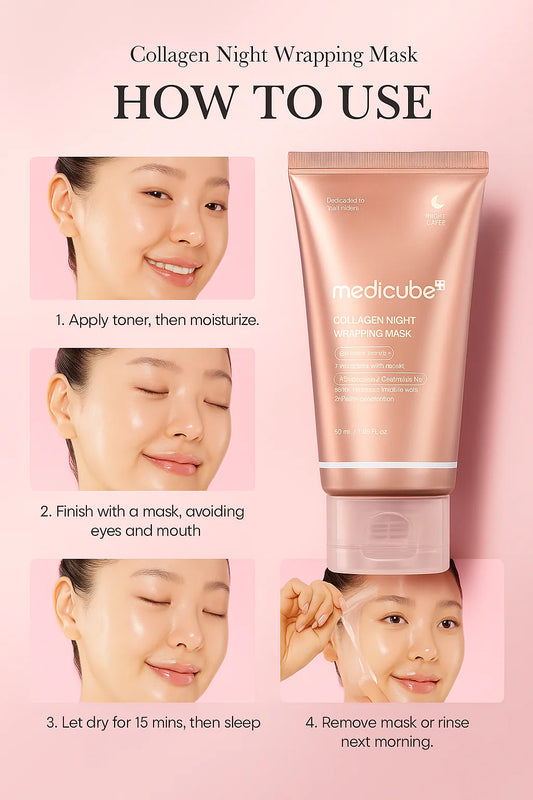 Medicube Collagen Overnight Wrapping Peel Off Facial Mask