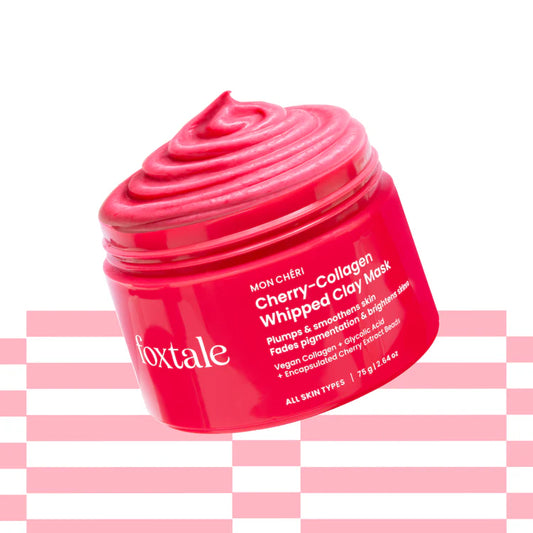 Cherry-Collagen Clay Mask Boosts collagen for plump, hydrated & firm skin | 75g